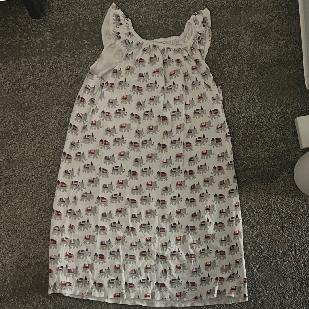 Roller Rabbit Elephant Print Nightgown
